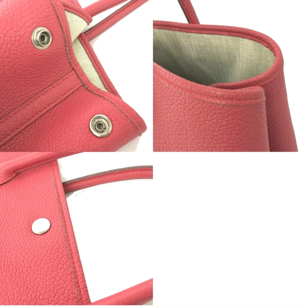 Hermes Garden Party Clemence Leather Handbag - Picture 9 of 11